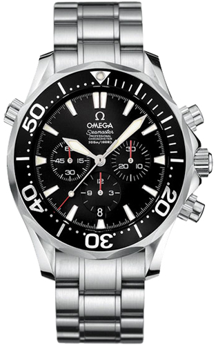 Omega Seamaster Diver 300M 41.5-2594.52.00 (Stainless Steel Bracelet, Black Index Dial, Rotating Black Ceramic Bezel)