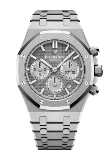 Audemars Piguet Royal Oak 38-26315ST.OO.1256ST.02 (Stainless Steel Bracelet, Grande Tapisserie Grey Index Dial, Stainless Steel Smooth Bezel)