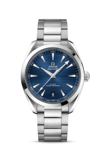 Omega Seamaster Aqua Terra 150M 41-220.10.41.21.03.003 (Stainless Steel Bracelet, Horizontal-teak Blue Index Dial, Stainless Steel Bezel)