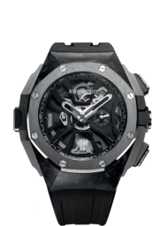 Audemars Piguet Royal Oak Concept 44-26221FT.OO.D002CA.01 (Black Rubber Strap, Black Openworked Dial, Titanium Smooth Bezel) (26221FT.OO.D002CA.01)