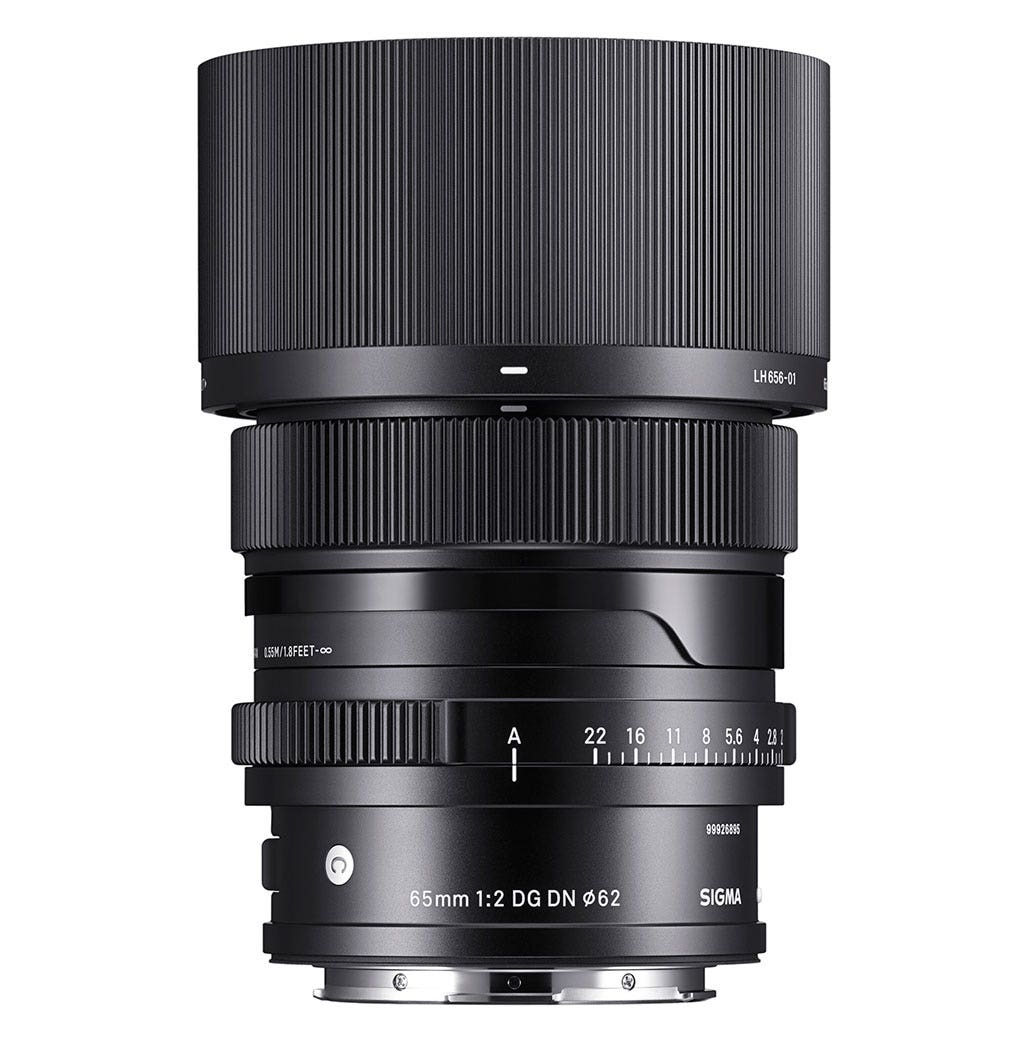 Sigma 65mm F2 DG DN | Contemporary Lens for Sony E