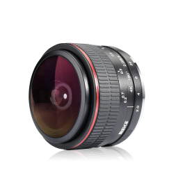 Meike MK-6.5mm F2.0 APS-C Ultra Wide Circular Fisheyes Lens for Fujifilm X (MK6.5F2.0FX)