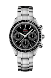 Omega Speedmaster Non-Moonwatch 40-323.30.40.40.01.001 (Stainless Steel Bracelet, Black Index Dial, Black Tachymeter Bezel) (Omega 323.30.40.40.01.001)