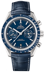 Omega Speedmaster Non-Moonwatch 44.25-311.93.44.51.03.001 (Blue Alligator Leather Strap, Blue Index Dial, Blue Tachymeter Bezel) (Omega 311.93.44.51.03.001)