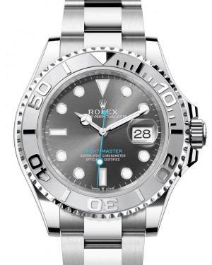 Rolex Yacht-Master 40-126622 (Oystersteel Oyster Bracelet, Slate Diver Dial, Platinum Graduated Bezel)