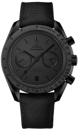 Omega Speedmaster Non-Moonwatch 44.25-311.92.44.51.01.005 (Black Nylon Strap, Matte-black Index Dial, Black Tachymeter Bezel) (Omega 311.92.44.51.01.005)