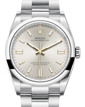 Rolex Oyster Perpetual 36-126000 (Oystersteel Oyster Bracelet, Silver Index Dial, Domed Bezel)