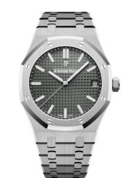 Audemars Piguet Royal Oak 41-15500ST.OO.1220ST.02 (Stainless Steel Bracelet, Grande Tapisserie Slate-grey Index Dial, Stainless Steel Smooth Bezel) (15500ST.OO.1220ST.02)