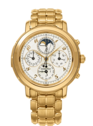 Audemars Piguet Jules Audemars 42-25984BA.OO.1138BA.01 (Yellow Gold Bracelet, White Arabic Dial, Yellow Gold Smooth Bezel) (25984BA.OO.1138BA.01)