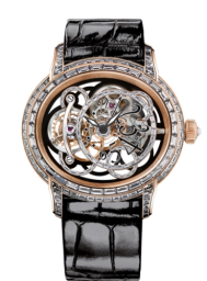 Audemars Piguet Millenary 45-26381OR.ZZ.D102CR.01 (Black Alligator Leather Strap, Baguette-cut Diamond-set Openworked Arabic Dial, Baguette-cut Diamond-set Bezel) (26381OR.ZZ.D102CR.01)