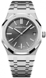 Audemars Piguet Royal Oak 41-15510ST.OO.1320ST.10 (Stainless Steel Bracelet, Grande Tapisserie Grey Index Dial, Stainless Steel Smooth Bezel) (15510ST.OO.1320ST.10)