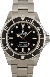 Rolex Submariner 40-14060M (Oystersteel Oyster Bracelet, Black Diver Dial, Black Aluminum Bezel)