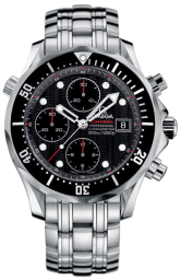 Omega Seamaster Diver 300M 41.5-213.30.42.40.01.001 (Stainless Steel Bracelet, Wave-embossed Black Dot Index Dial, Rotating Black Ceramic Bezel) (Omega 213.30.42.40.01.001)