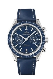 Omega Speedmaster Non-Moonwatch 44.25-311.92.44.51.03.001 (Blue Leather Strap, Blue Index Dial, Blue Tachymeter Bezel) (Omega 311.92.44.51.03.001)