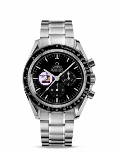 Omega Speedmaster Moonwatch 42-3597.06.00 (Stainless Steel Bracelet, Black Index Dial, Black Tachymeter Bezel)