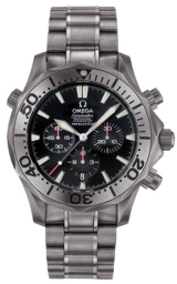 Omega Seamaster Diver 300M 41.5-2293.50.00 (Titanium Bracelet, Black Index Dial, Rotating Titanium Bezel) (Omega 2293.50.00)