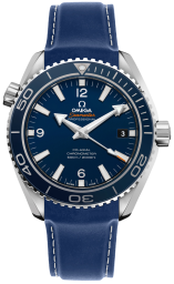 Omega Seamaster Planet Ocean 600M 42-232.92.42.21.03.001 (Blue Rubber Strap, Blue Arabic/Index Dial, Rotating Blue Ceramic Bezel) (Omega 232.92.42.21.03.001)