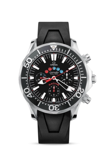 Omega Seamaster Diver 300M 44-2869.52.91 (Black Rubber Strap, Black Index Dial, Rotating Black Ceramic Bezel)