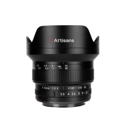 7artisans 7.5mm f/3.5 ultra wide-angle APS-C DSLR Lens for Nikon F (A114B-F)