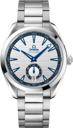 Omega Seamaster Aqua Terra 150M 41-220.10.41.21.02.004 (Stainless Steel Bracelet, Horizontal-teak Silver-toned Index Dial, Stainless Steel Bezel) (Omega 220.10.41.21.02.004)