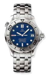 Omega Seamaster Diver 300M 36.25-2250.80.00 (Stainless Steel Bracelet, Wave-embossed Blue Dot Index Dial, Rotating Stainless Steel Bezel) (Omega 2250.80.00)