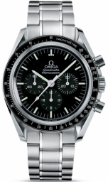 Omega Speedmaster Moonwatch 42-3573.50.00 (Stainless Steel Bracelet, Black Index Dial, Black Tachymeter Bezel) (Omega 3573.50.00)