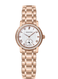 Audemars Piguet Jules Audemars 27-79387OR.ZZ.1229OR.01 (Pink Gold Bracelet, Silver-toned Roman Dial, Pink Gold Diamond-set Bezel) (79387OR.ZZ.1229OR.01)