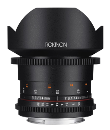 Rokinon 14mm T3.1 Full Frame Ultra Wide Angle Cine DS Lens for Sony E (DS14M-NEX)