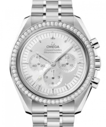 Omega Speedmaster Moonwatch 42-310.55.42.50.02.001 (Canopus Gold Bracelet, Sun-brushed Silver Index Dial, Canopus Gold Diamond-set Bezel) (Omega 310.55.42.50.02.001)