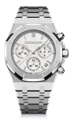 Audemars Piguet Royal Oak 41-26240ST.OO.1320ST.03 (Stainless Steel Bracelet, Grande Tapisserie Silver Index Dial, Stainless Steel Smooth Bezel)