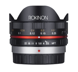 Rokinon 7.5mm F3.5 Fisheye Lens for Micro Four Thirds (FE75MFT-B)