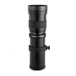 Opteka 420-800mm f/8.3 HD Telephoto Zoom Lens for T Mount (OPT420800)