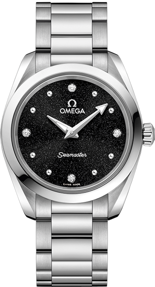 Omega Seamaster Aqua Terra 150M 28-220.10.28.60.51.001 (Stainless Steel Bracelet, Black Diamond Index Dial, Stainless Steel Bezel)
