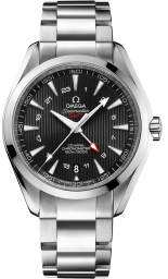 Omega Seamaster Aqua Terra 150M 43-231.10.43.22.01.001 (Stainless Steel Bracelet, Vertical-teak Black Index Dial, Stainless Steel Bezel) (Omega 231.10.43.22.01.001)