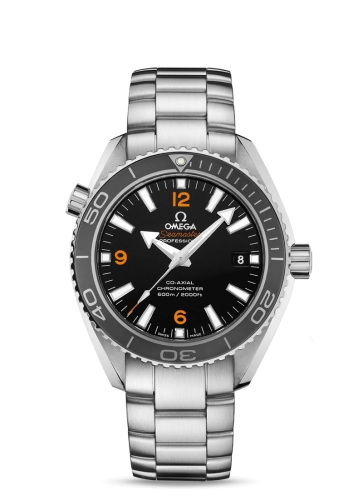 Omega Seamaster Planet Ocean 600M 42-232.30.42.21.01.005 (Stainless Steel Bracelet, Black Arabic/Index Dial, Rotating Grey Ceramic Bezel)