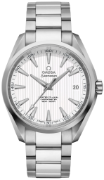 Omega Seamaster Aqua Terra 150M 41.5-231.10.42.21.02.003 (Stainless Steel Bracelet, Vertical-teak Silver-toned Index Dial, Stainless Steel Bezel) (Omega 231.10.42.21.02.003)