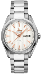 Omega Seamaster Aqua Terra 150M 38.5-231.10.39.22.02.001 (Stainless Steel Bracelet, Vertical-teak Silver-toned Index Dial, Stainless Steel Bezel) (Omega 231.10.39.22.02.001)