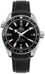 Omega Seamaster Planet Ocean 600M 43.5-232.32.44.22.01.001 (Black Rubber Strap, Black Arabic/Index Dial, Rotating Black Ceramic Bezel) (Omega 232.32.44.22.01.001)