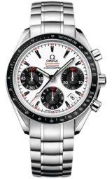 Omega Speedmaster Non-Moonwatch 40-323.30.40.40.04.001 (Stainless Steel Bracelet, Black & White Index Dial, Black Tachymeter Bezel) (Omega 323.30.40.40.04.001)