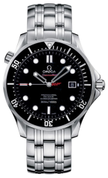 Omega Seamaster Diver 300M 41-212.30.41.20.01.001 (Stainless Steel Bracelet, Black Dot Index Dial, Rotating Black Ceramic Bezel) (Omega 212.30.41.20.01.001)