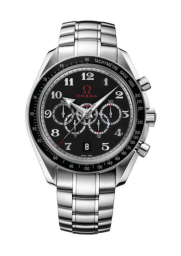 Omega Speedmaster Non-Moonwatch 44.2-321.30.44.52.01.002 (Stainless Steel Bracelet, Black Arabic Dial, Black Tachymeter Bezel) (Omega 321.30.44.52.01.002)