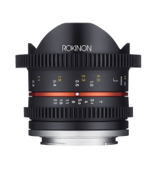 Rokinon 8mm T3.1 Compact High Speed Fisheye Cine Lens for Samsung NX (CV8MBK31-NX)