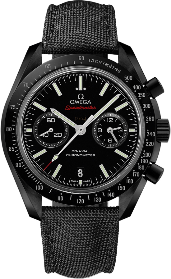 Omega Speedmaster Non-Moonwatch 44.25-311.92.44.51.01.007 (Black Nylon Strap, Black Index Dial, Black Tachymeter Bezel)