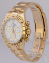 Rolex Daytona 116528 (Yellow Gold Oyster Bracelet, White Dial, White/Gold Subdials)