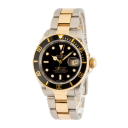 Rolex Submariner 40-11613 (Yellow Rolesor Oyster Bracelet, Black Diver Dial, Black Aluminum Bezel)