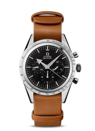 Omega Speedmaster Moonwatch 42-CK2915-1 (Brown Leather Strap, Yellow Gold-toned Index Dial, Stainless Steel Tachymeter Bezel) (Omega CK2915-1)