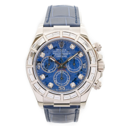 Rolex Daytona 116589BR (Blue Leather Strap, Sodalite Diamond Dial, Sodalite Subdials)