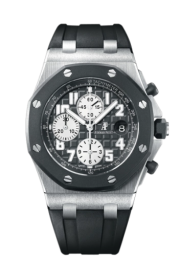 Audemars Piguet Royal Oak OffShore 42-25940SK.OO.D002CA.03 (Black Rubber Strap, Méga Tapisserie Black Arabic Dial, Black Rubber-clad Smooth Bezel (25940SK.OO.D002CA.03)