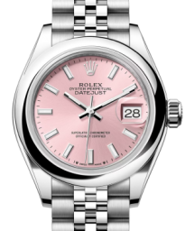 Rolex Lady-Datejust 28-279160 (Oystersteel Jubilee Bracelet, Pink Index Dial, Domed Bezel) (m279160-0001)