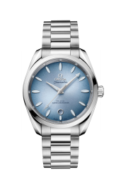 Omega Seamaster Aqua Terra 150M 38-220.10.38.20.03.004 (Stainless Steel Bracelet, Gradient-blue Index Dial, Stainless Steel Bezel) (Omega 220.10.38.20.03.004)